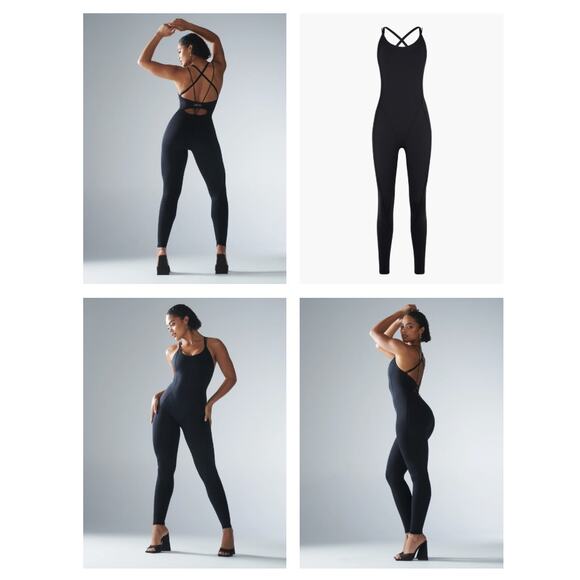 Savage x Fenty Women's Black Curve Alert Jumpsuit Small - Picture 5 of 5